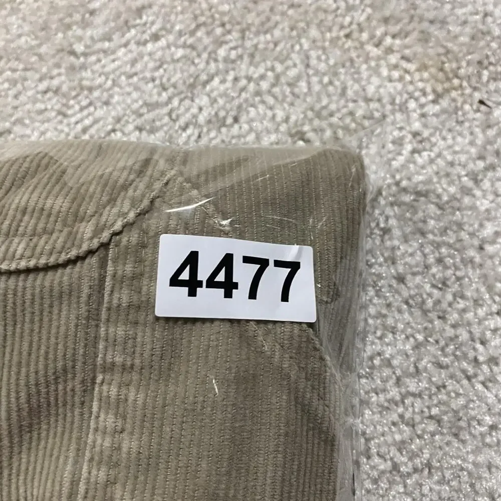 VTG Levis L2 Pants Mens 32x32 Beige Corduroy Carpenter Baggy Wide Leg Workwear